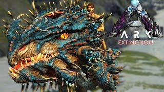 Ark Extinction  FRESH START Max Level Velonasaur Taming 1  Ark Extinction Gameplay [upl. by Noseaj365]