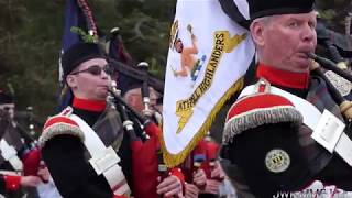 The Atholl Highlanders Pipe Band play quotThe Atholl Highlandersquot [upl. by Ymme]