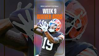 Top 3 WAIVER ADDS Ahead of Week 9  Fantasy Football 2024 shorts [upl. by Marquardt]