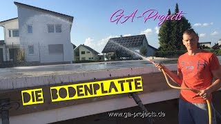 Hausbau Die Bodenplatte Baublog 6 [upl. by Julina]