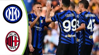 Inter Milan vs AC Milan  Extended Highlights amp All Goals 2024 HD [upl. by Einyaj991]