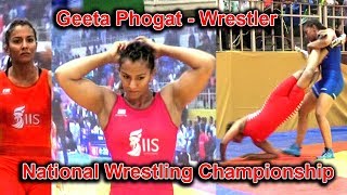 गीता फोगाट Geeta Phogat  National Wrestling [upl. by Orten]