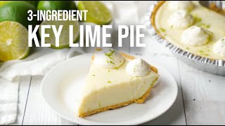 3Ingredient Key Lime Pie No Baking [upl. by Pietje]