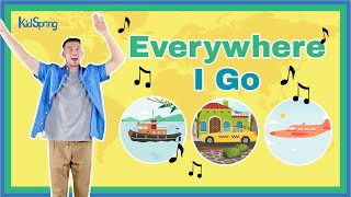 Everywhere I Go  Preschool Worship Video [upl. by Krm822]