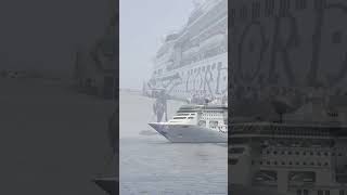 Huge Cruise Ship in Goa goa cruiseship cordelia travel abhinay [upl. by Eerrehc]