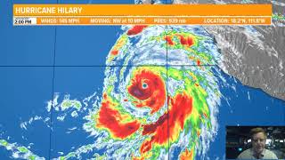 Tracking Hurricane Hilary and the tropics in the Atlantic Not Westpac [upl. by Eizzo44]