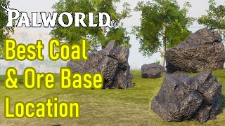 Palworld how to get coal best coal farming spot coal and ore base location best base location [upl. by Lyssa942]