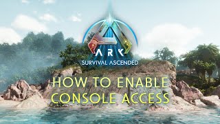 How to Enable Your Ark Survival Ascended Console Nitrado Guides [upl. by Nada402]