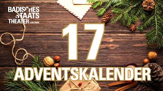 17  Adventskalender 2020 STAATSTHEATER KARLSRUHE [upl. by Annah213]