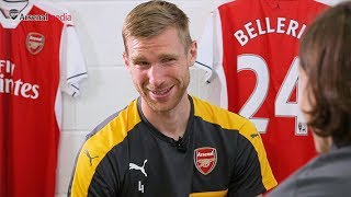 Per Mertesacker amp Hector Bellerin  Rapid Fire [upl. by Chemarin]