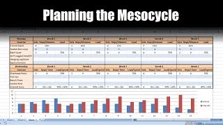 How to Plan a Periodized Mesocycle for Athletes on Excel  Programming [upl. by Anele]