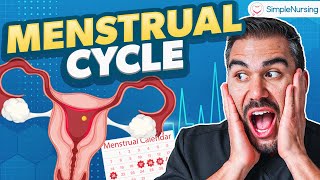 Menstrual Cycle Phases Nursing  Follicular Phase amp Luteal Phase Med Surg [upl. by Llednyl517]