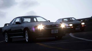 AE86 vs R32  RTX ON [upl. by Kcirdec667]