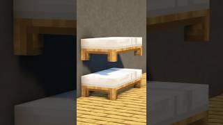 Minecraft Etagenbett  Hochbett minecraft minecraftbuilds shorts minecrafttutorial [upl. by Waers]