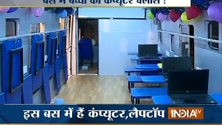 Masoom NGO Brings Classroom Inside the Bus for Mumbai Kids [upl. by Wolsky139]