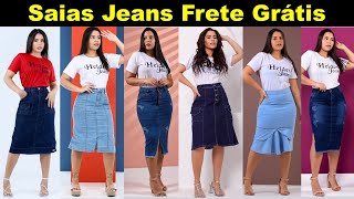 FORNECEDOR DE SAIAS JEANS MODA EVANGÉLICA PREMIUM FRETE GRÁTIS PRA TODO BRASIL [upl. by Maridel]