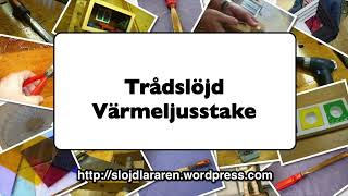 Trådslöjd värmeljusstake HD 1080p [upl. by Kristie]