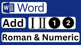 How to Add Roman and Numeric Page Numbers in Word  Easy to Follow [upl. by Kesia]