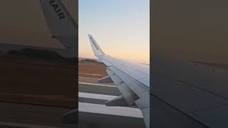 Paphos 🇨🇾 airportRyanair Boeing 7378200 smooth take off shorts aviation ryanair [upl. by Seftton683]