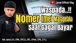 Nomer Imei HP Anda Malapetaka Saat Galbay Pinjol [upl. by Bohun]