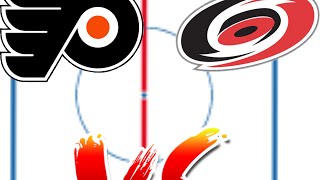 Philadelphia Flyers VS Carolina Hurricanes mini sticks [upl. by Iral]