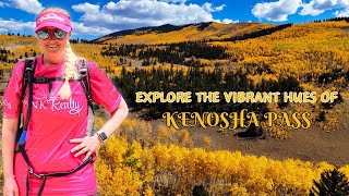 Kenosha Pass Colorado Fall Colors w 4K drone [upl. by Koa]