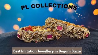 PL Collections 1 Gram Gold Jewellery in Begam Bazar  1 Gram  CZ  Matt  Mehindi Polish Jewellery [upl. by Eymaj]