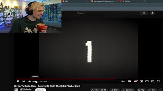 xQc Reacts to Kanye West amp Playboi Carti New Song quotCarnivalquot [upl. by Gaylord291]