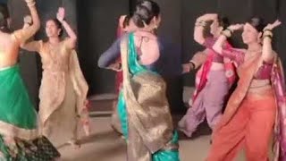 Actors Of Punyashlok Ahilyabai Special Dance on Jhume Re Gori Song On International Dance [upl. by Norahc]