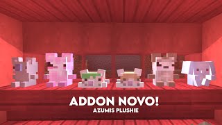 🌱ೃMinecraft Azumis Plushie ADDON NOVO  Em português [upl. by Awjan]