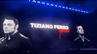 Tiziano Ferros concerto pieno bei momentidallinizio alla fineStadio Olimpico Rome [upl. by Aihsat30]