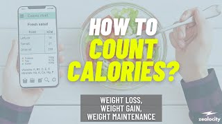 How to Count Calories for Weight Loss or Weight Gain  EASIEST WAY [upl. by Cynthie]