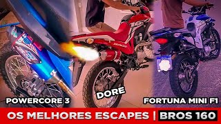 OS MELHORES ESCAPES PARA BROS 160  PARTE 1 Davi Soares [upl. by Tabber784]