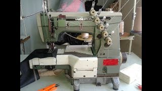 KANSAI SPECIAL miami collarin cilindrica como ajustar guardagujas maquina de coser sewing machine [upl. by Naujahs]