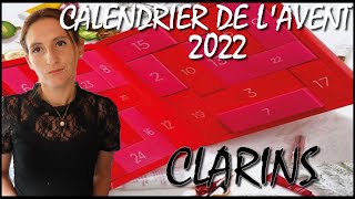 🎅CALENDRIER DE LAVENT 2022  CLARINS ⚠SPOILER⚠ [upl. by Granniah]