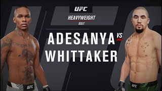 Israel Adesanya vs Robert Whittaker REMATCH  The Rise of The Last Stylebender  UFC 4 [upl. by Elockin]