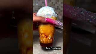 Butter Pecan Frappe coffee coffeeathome hazelnut frappe frappuccino asmr asmrcoffee shorts [upl. by Bryn]