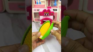 Satisfying With Unboxing Miniature Washing Machine Eating Corn Set Toys ASMR Videos [upl. by Teerprug]