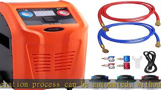 VEVOR Fully Automatic Refrigerant Recovery Machine  Dual Cylinder AC Recovery Machine Kit Built in [upl. by Attiuqihc]