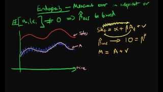 Measurement error in independent variable  part 1 [upl. by Berri]