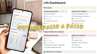 como montar um planner no notion super fácil rápido e de graça ficou lindo💕 [upl. by Niatirb]