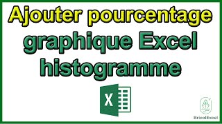 Comment ajouter pourcentage graphique Excel histogramme [upl. by Bernj]