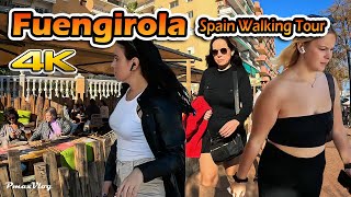 Fuengirola A Vibrant and Relaxing Coastal Town  4K Walking Tour in Andalusia Spain 🇪🇸 [upl. by Selegna]