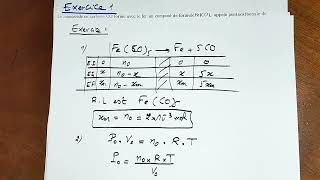 Suivi dune transformation chimique 1BAC SM Serie N2 Exercice 1 [upl. by Cyndy]