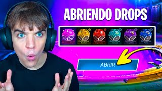 ABRO TODOS MIS DROPS DE MI CUENTA de Rocket League 🚀 [upl. by Annoya]