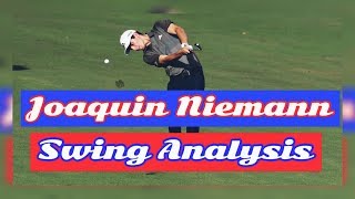 Joaquin Niemann Swing Analysis  PGA Winner [upl. by Suckram]