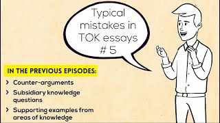 Typical mistakes in TOK essays 5 Conclusions [upl. by Natlus]