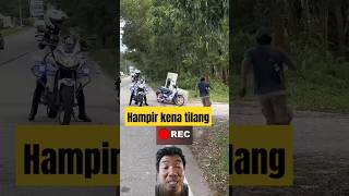 Sepeda motor hampir kena tilang polisi masukberanda [upl. by Murtagh117]