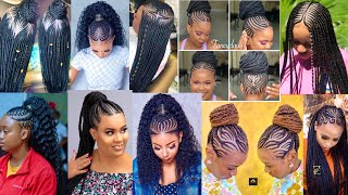 Classy amp Stylish Braids Hairstyles for Black Women  Beautiful Braids Hairstyles for Ladies [upl. by Daub]