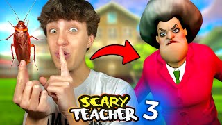 LA BROMA MÁS PESADA A LA PROFESORA MALVADA   Scary Teacher  Parte 3 [upl. by Nylrac]